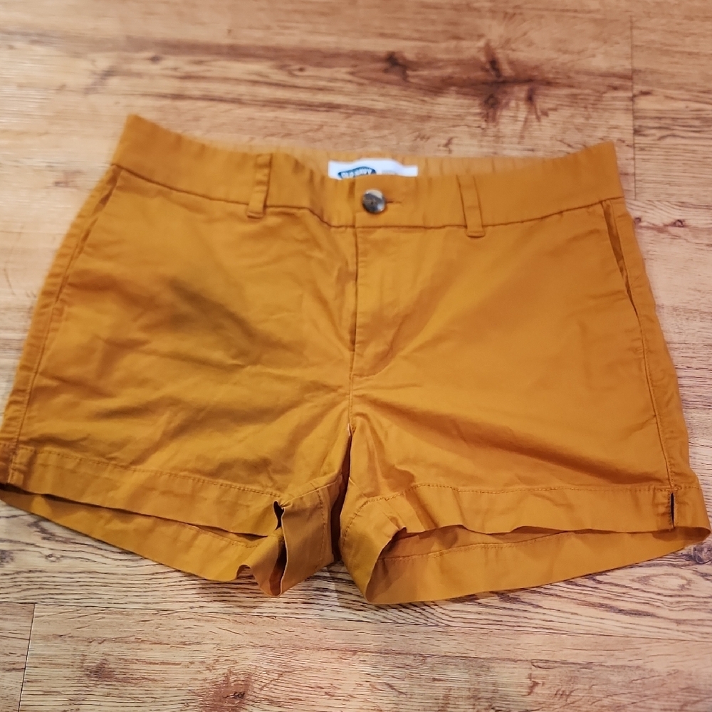 Women's Mustard Shorts